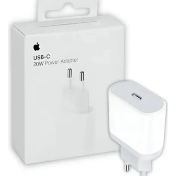 Adaptador Original Carga Rápida 20w Usb C Color Blanco.