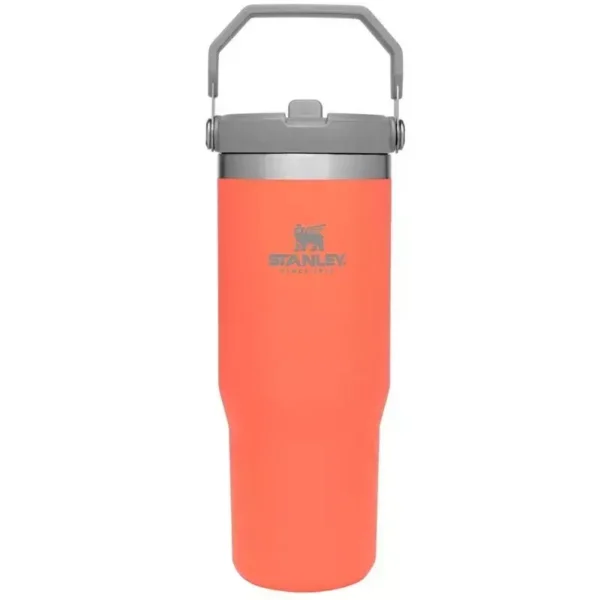 Botella Termica Stanley Flip Straw Tumbler 887ml Color Naranja